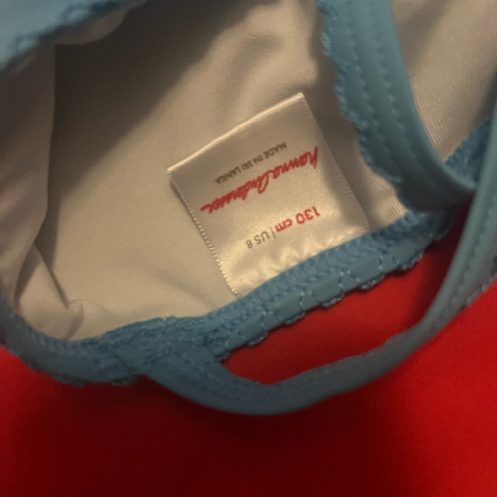 Hanna Andersson Blue and Red One Piece Swimsuit - Picture 6 of 6